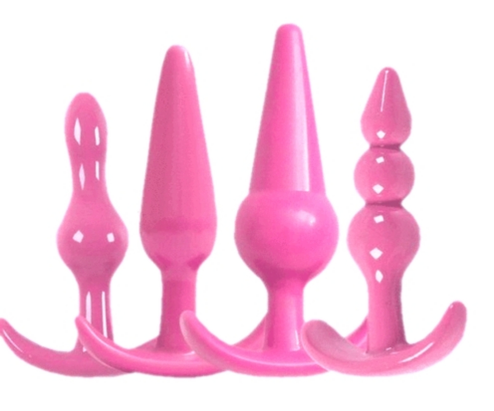 4 Piece Anal Butt Plug Set