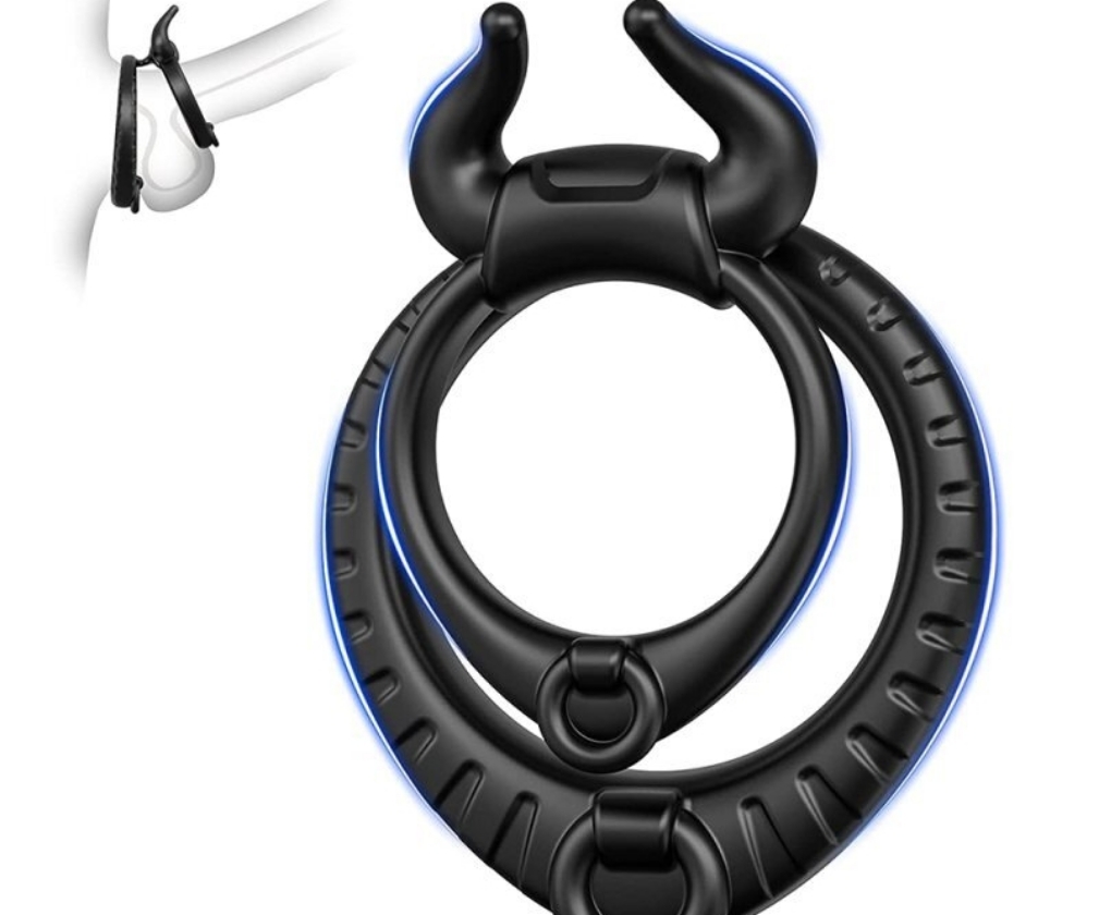 Bull Power Double Cock Ring Penis Enhancer is