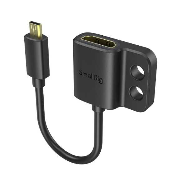Cabo Smallrig Adaptador Ultra Slim 4k Micro Hdmi para Hdmi