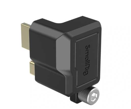 Adaptador L SmallRig HDMI & USB-C Right-Angle P/ BMPCC 6K pro 3289