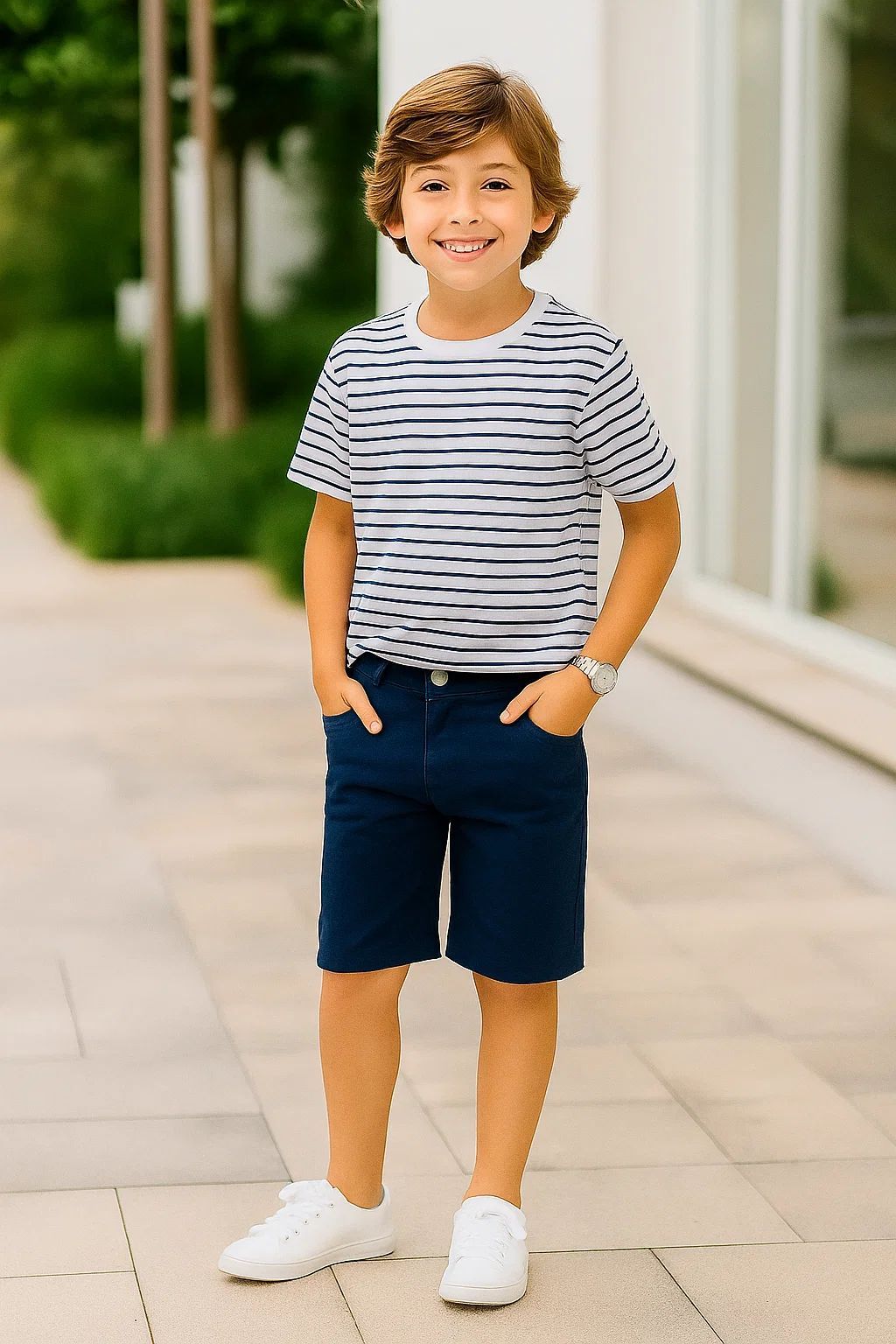 Bermuda infantil masculina jeans TAM: 16A