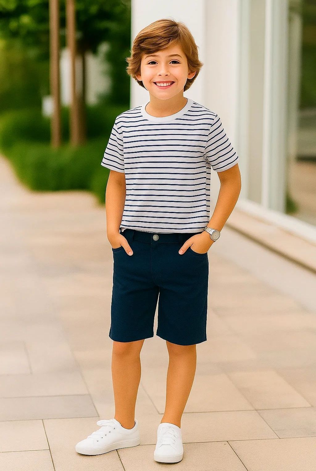 Bermuda infantil masculina jeans TAM: 16A