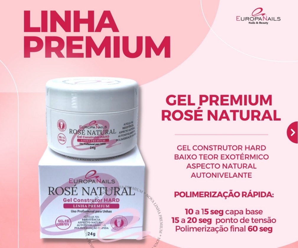Gel Premium rose natural
