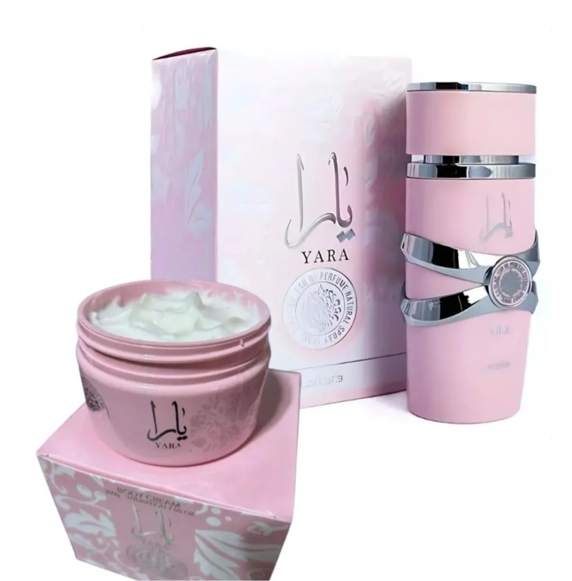KIT YARA LATTAFA PERFUME YARA 100ML + POTE CREME YARA 200ML