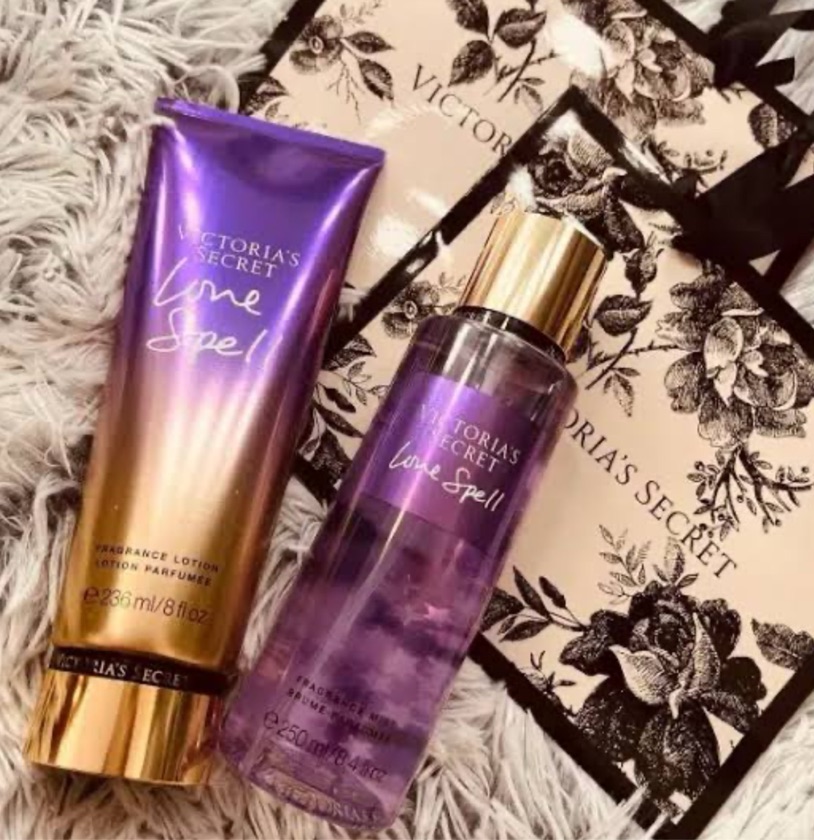 Kit Hidratante Love Spell Hidratante 236ML + Body Splash 250ML