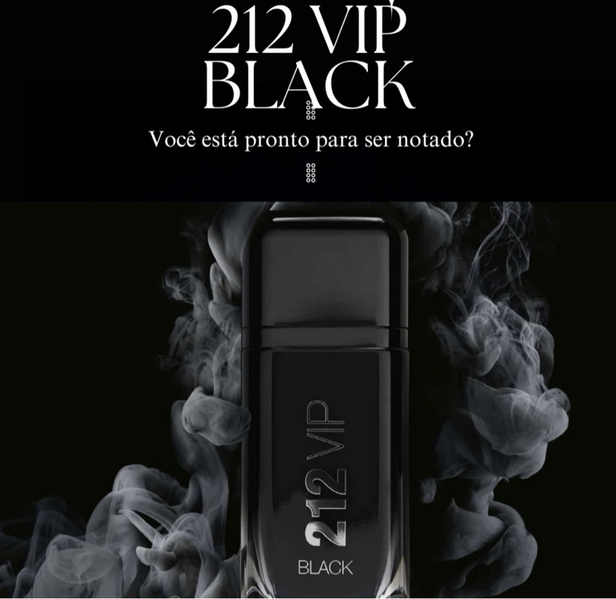 212 VIP BLACK 100ML MASCULINO ORIGINAL