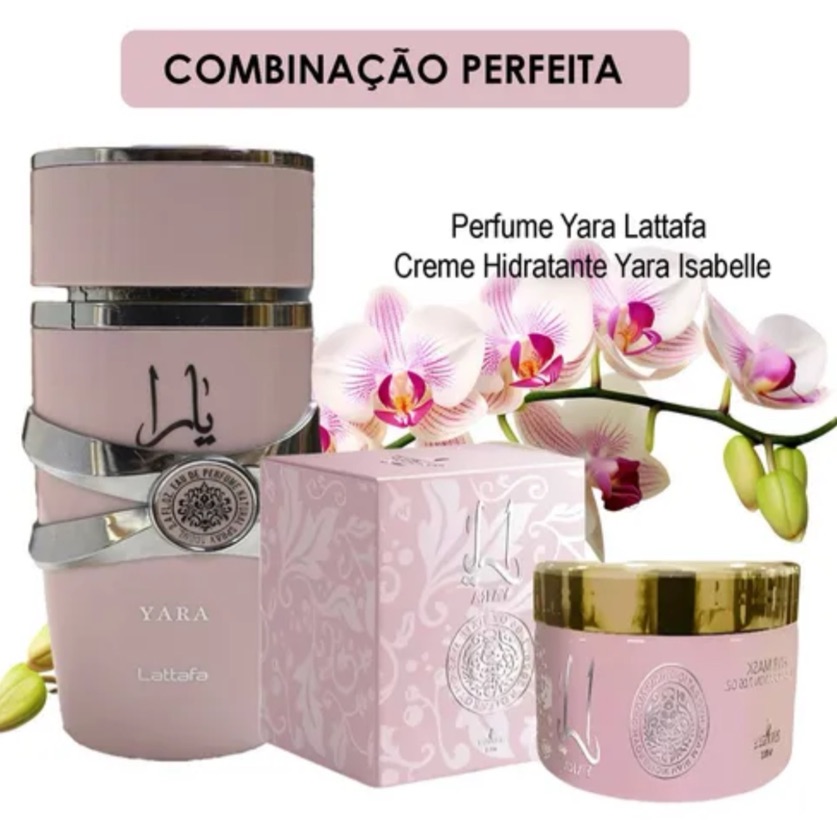 KIT YARA LATTAFA PERFUME YARA 100ML + POTE CREME YARA 200ML