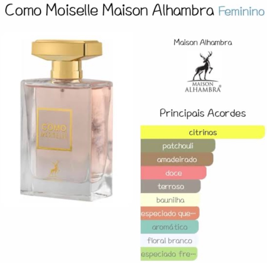 COMO MOISELLE EAU PARFUM 100ML ORIGINAL