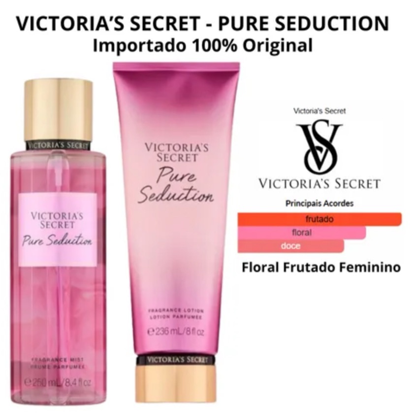 KIT Hidratante Pure Seduction Hidratante 236ml + Body splesh 250ml