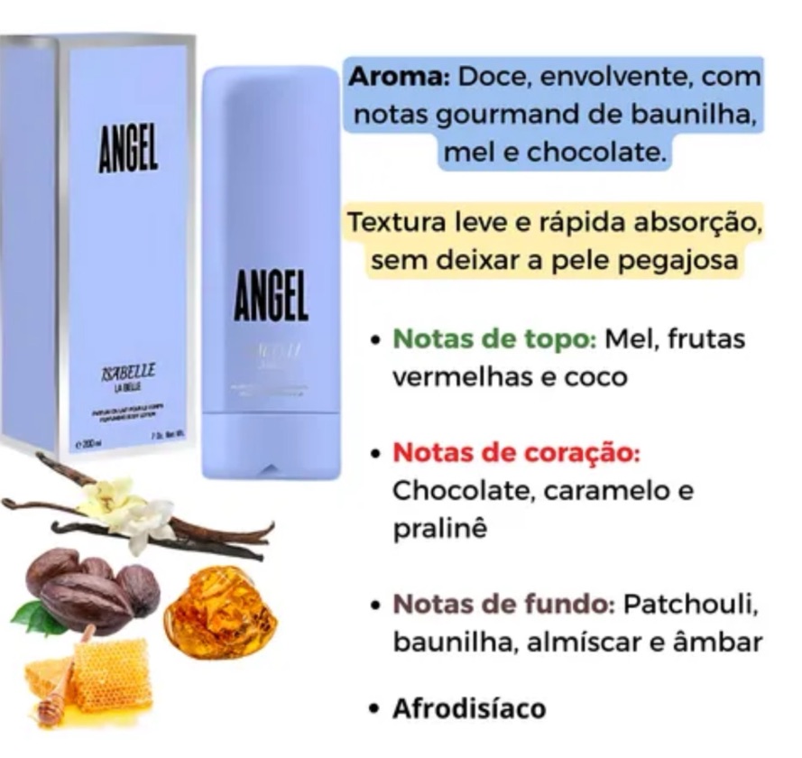 CREME ANGEL ISABELLE BELLE ORIGINAL 200ml