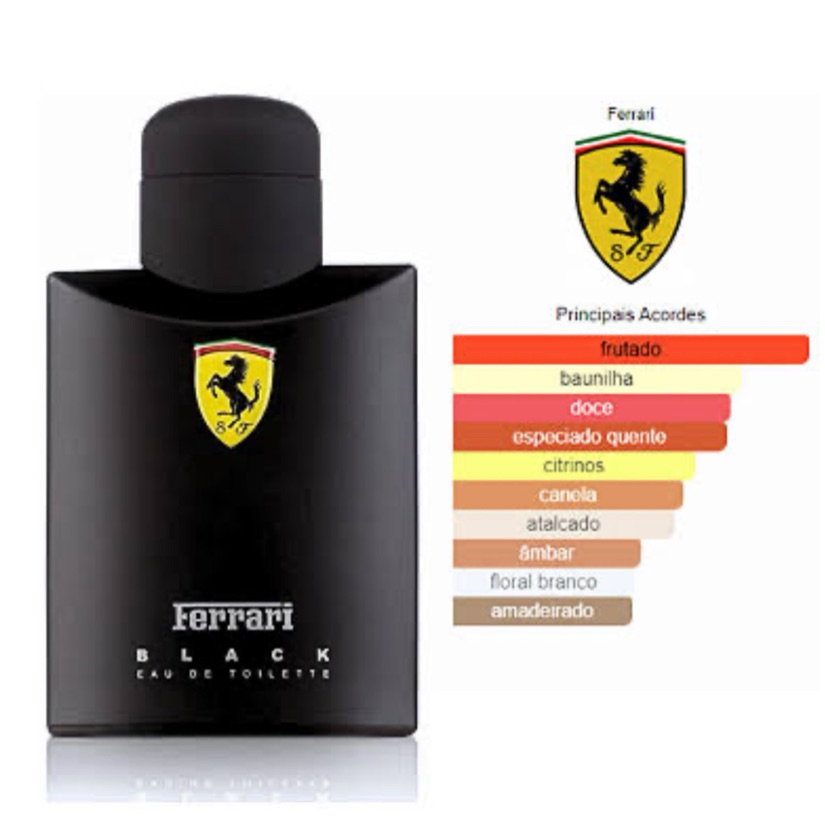 FERRARI BLACK 125ML MASCULINO ORIGINAL