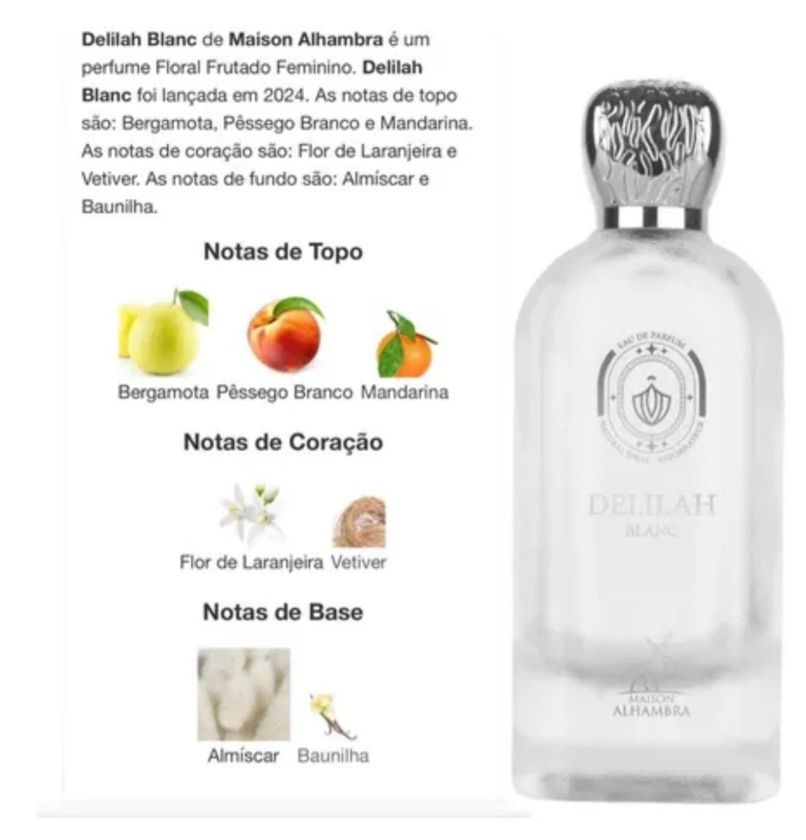 DELILAH BLANC MAISON ALHAMBRA 100ML ORIGINAL