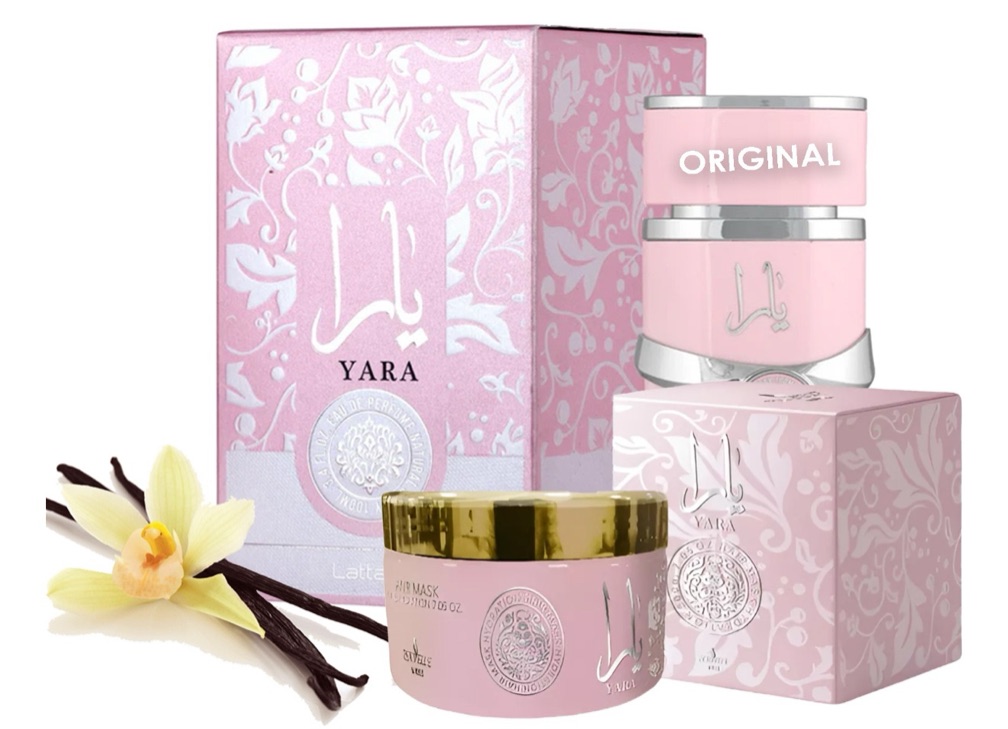 KIT YARA LATTAFA PERFUME YARA 100ML + POTE CREME YARA 200ML