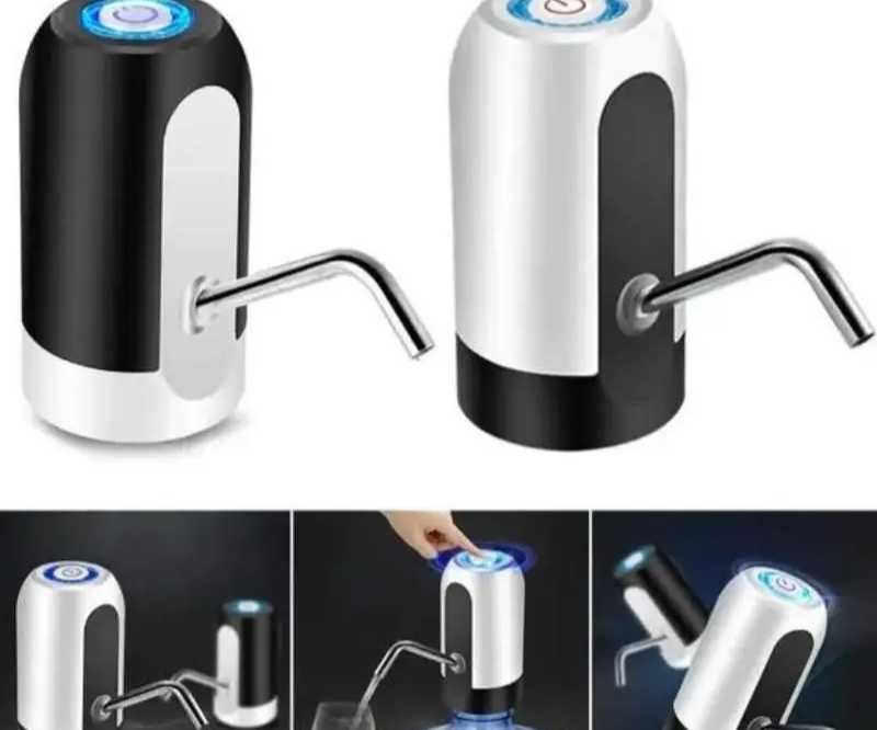 Bomba Elétrica Bebedouro Recarregável USB para Garrafão Galão D'água 5 a 20 Litros Envio Imediato - Bomba de água