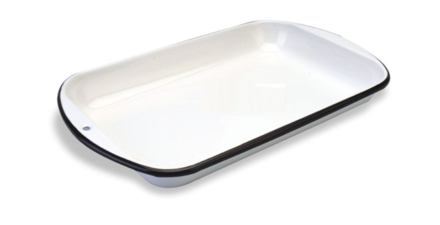 Bandeja de hierro enlozado