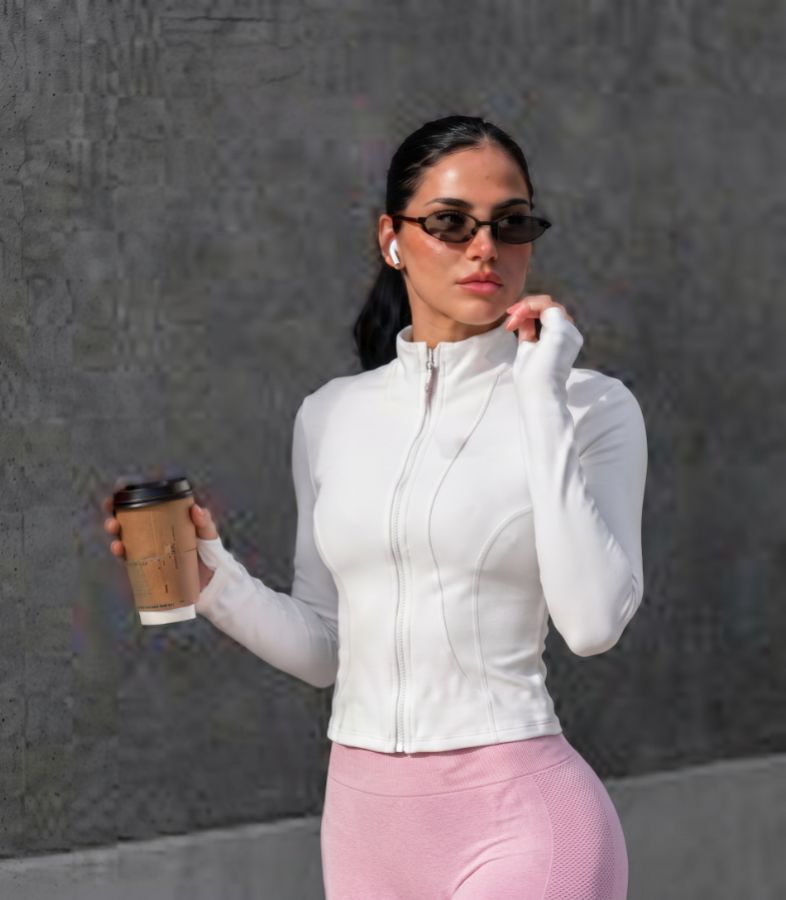 Jaqueta com Dedeira Yoga