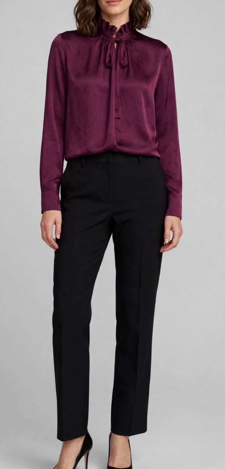 Blusa de satén BANANA REPUBLIC Talla L