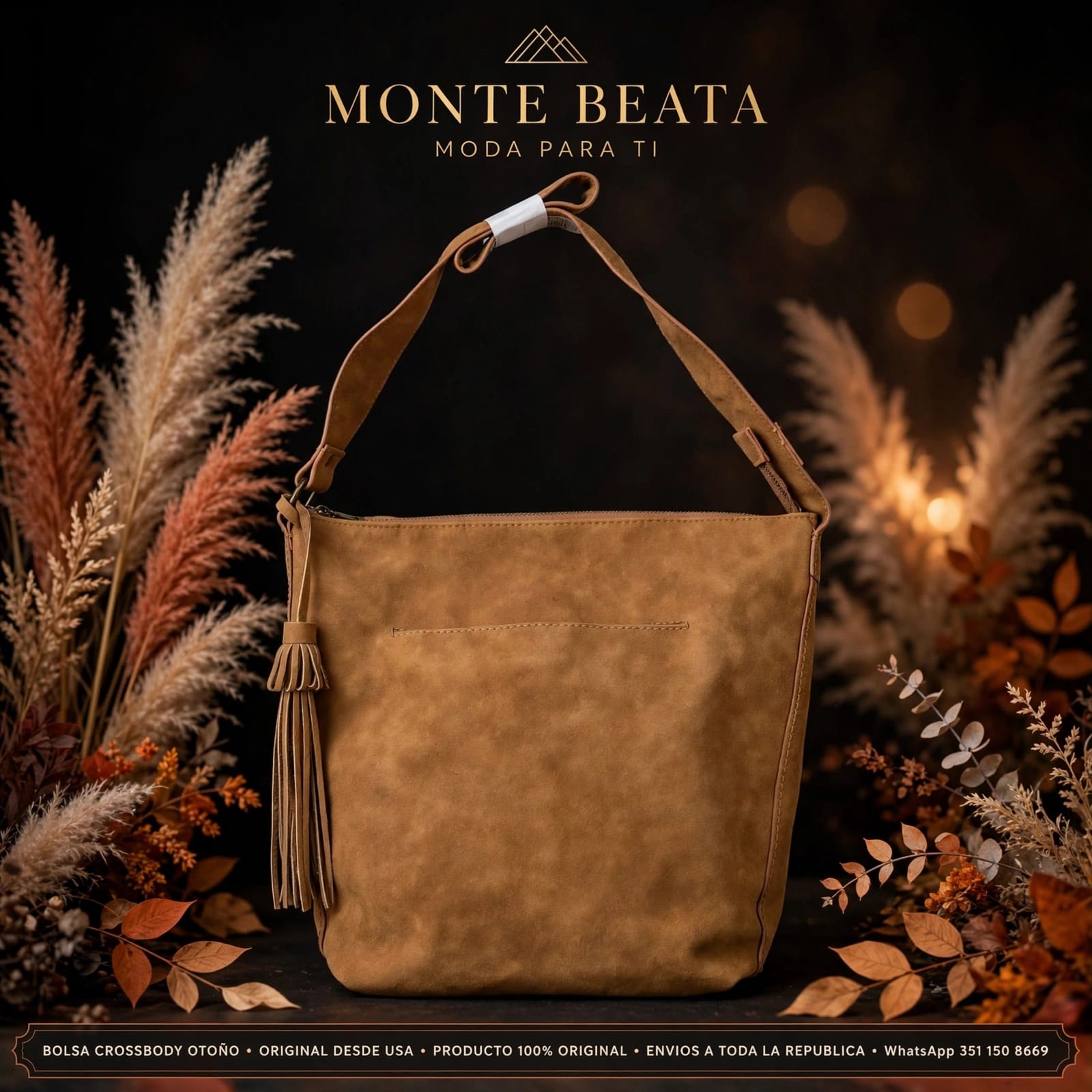 Bolsa Crossbody Gamusa Otoño
