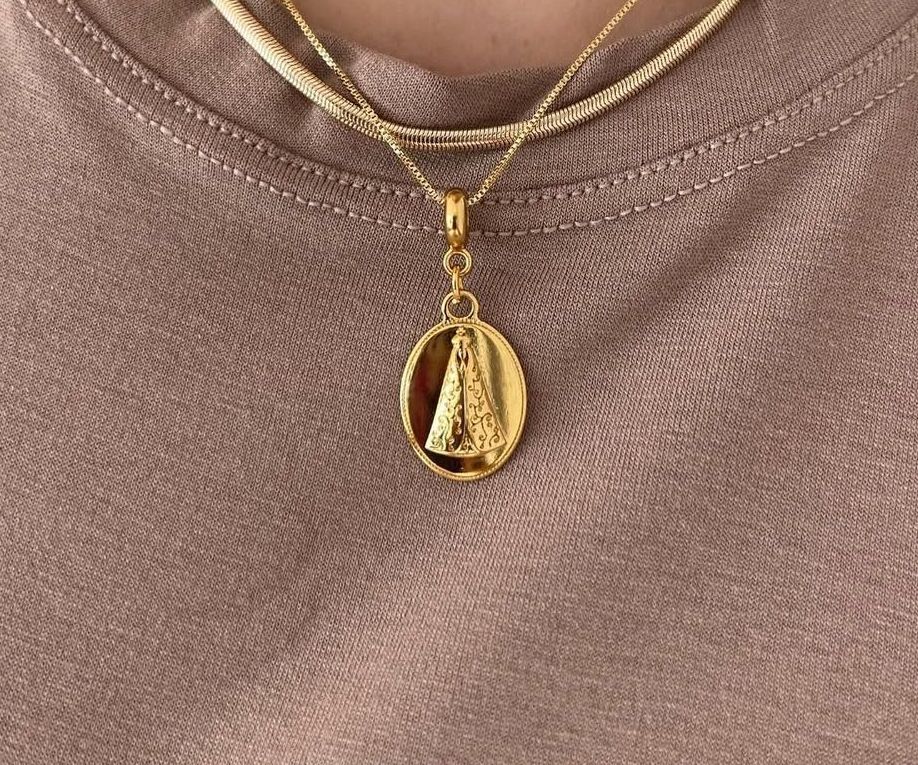 Colar Nossa Senhora Aparecida veneziana