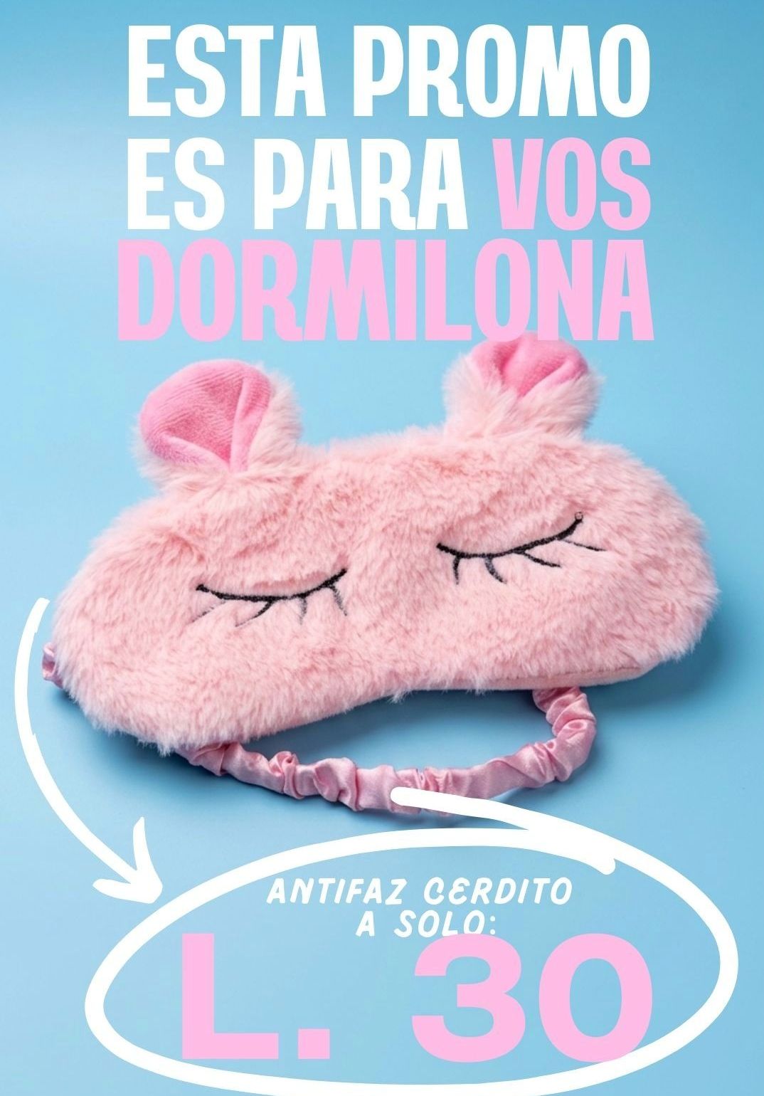 Antifaz cerdito