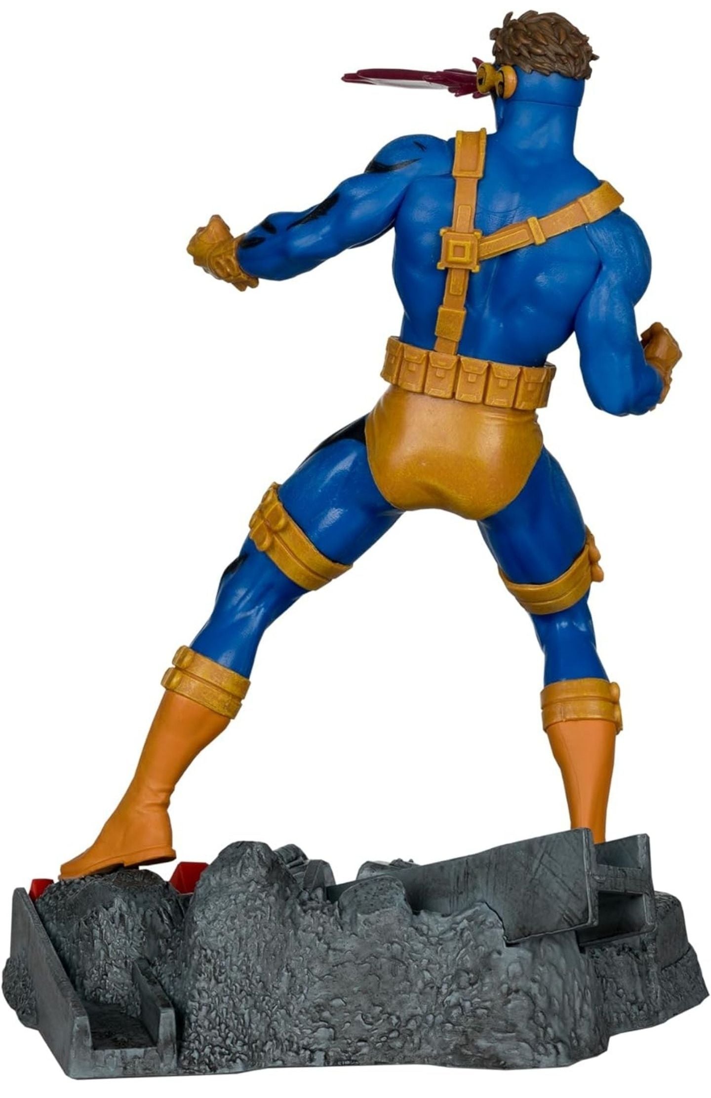 Figura CYCLOPE XMEN escala 1:10 con escenario cyclops x men / peliculas / marvel / comics / videojuegos