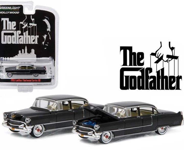 1955 Cadillac Fleetwood Series 60 Black The Godfather / el padrino