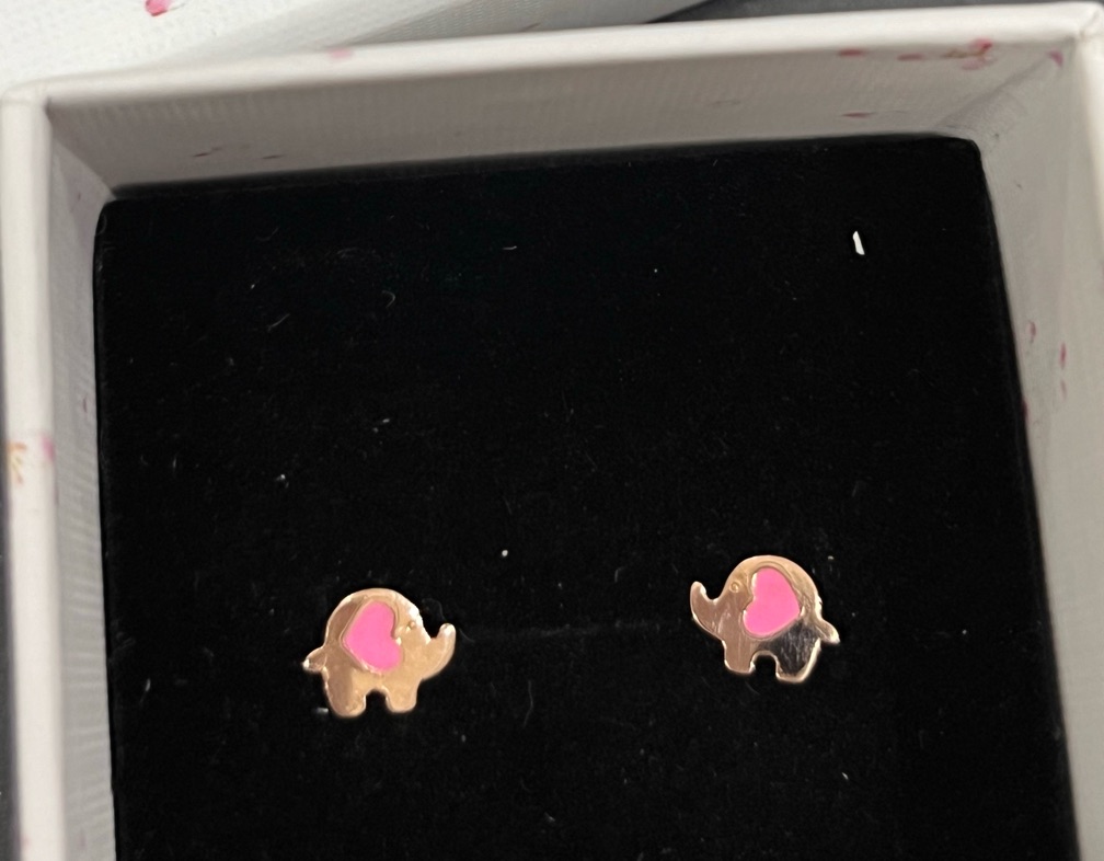 Abridores Elefante c/ Corazon rosado reversibles
