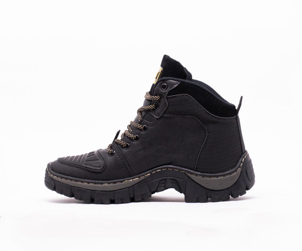 Bota P/motoqueiro Cat Preta