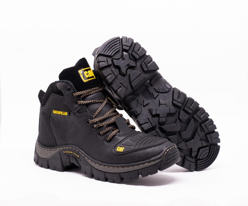 Bota P/motoqueiro Cat Preta