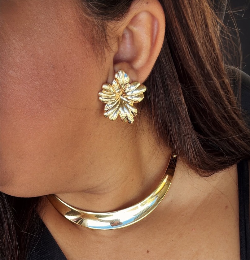 Cordão Cleopatra banhado (PRONTA ENTREGA)