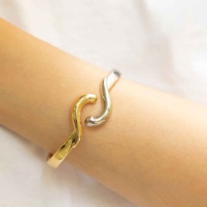 BRACELETE MIX DE BANHOS ONDA (sob encomenda)