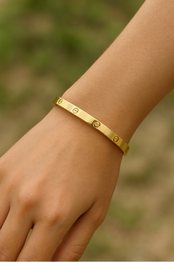 Bracelete Joy alta moda banhado