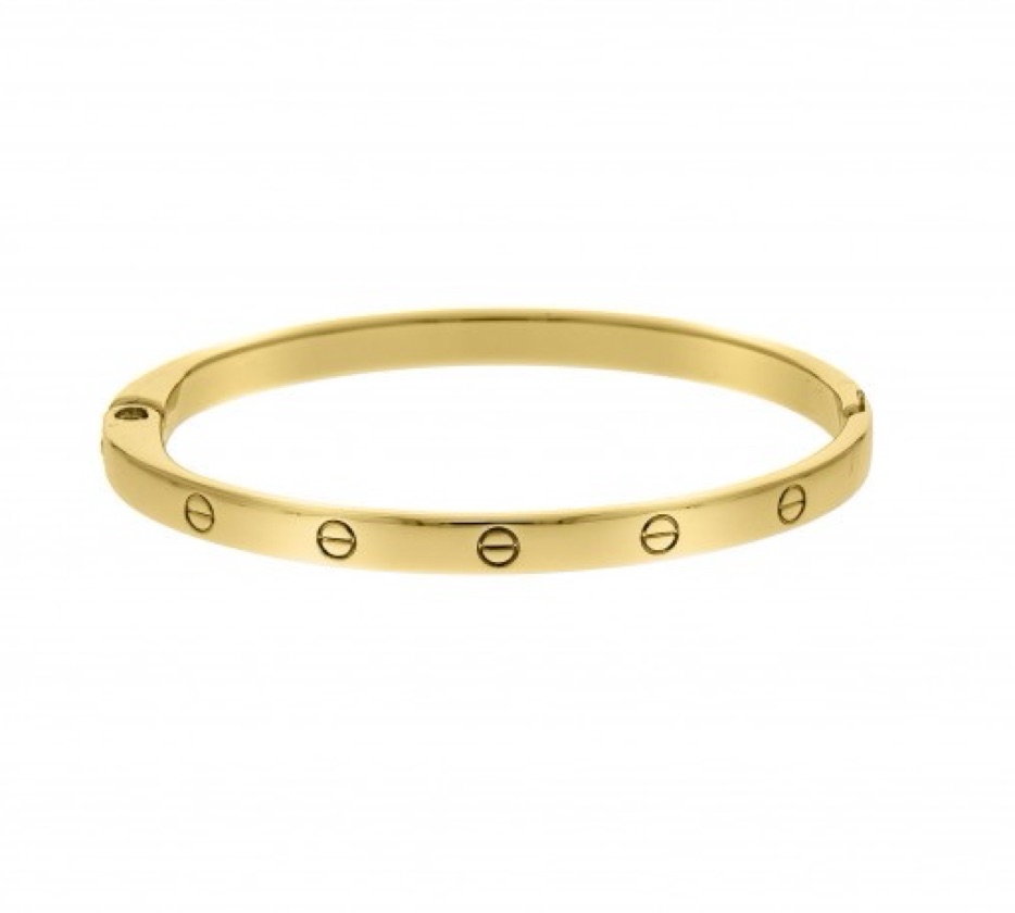 Bracelete Joy alta moda banhado