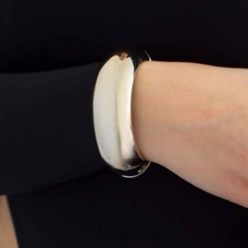 Bracelete Boll banhado a prata