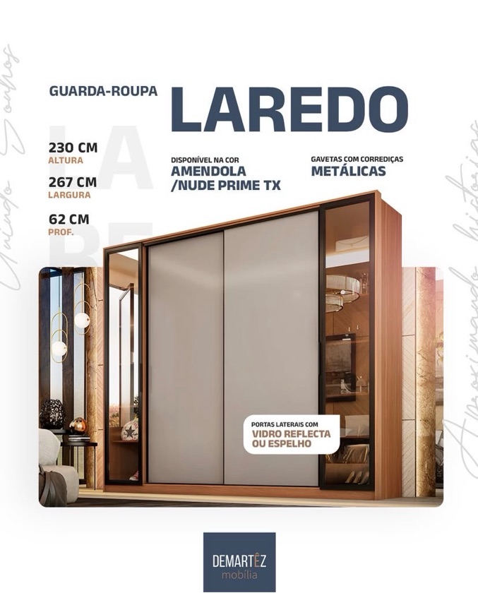 GUARDA ROUPA LAREDO