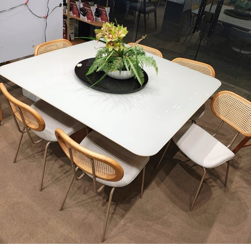 CONJUNTO MESA ITÁLIA 8 LUGARES