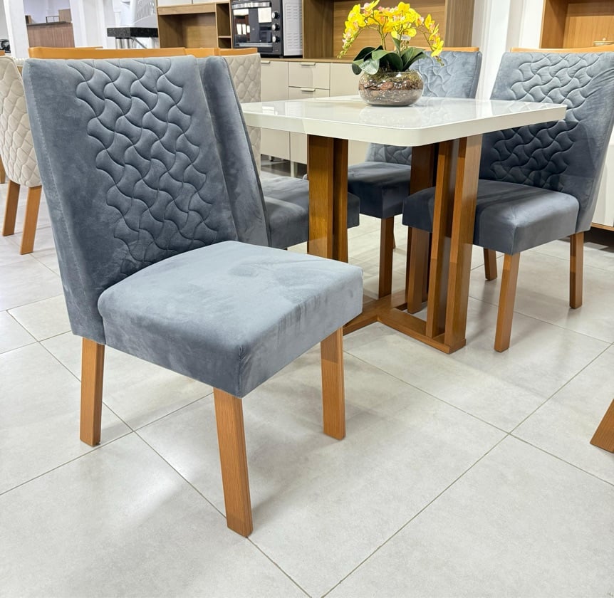 CONJ MESA SENTRA 90x90 4 LUGARES