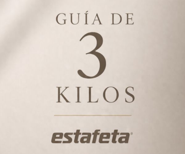 Guía de tres kilos estafeta