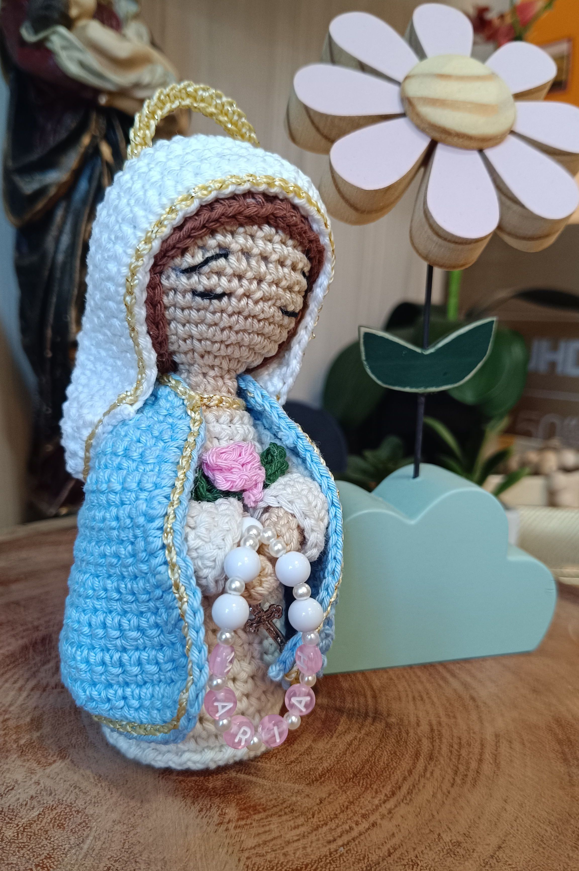 Mãezinha do Céu + tercinho (dezena) com nome