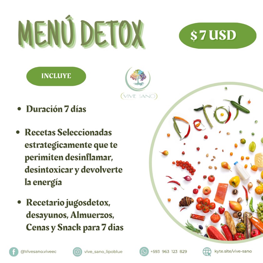 Menú Detox