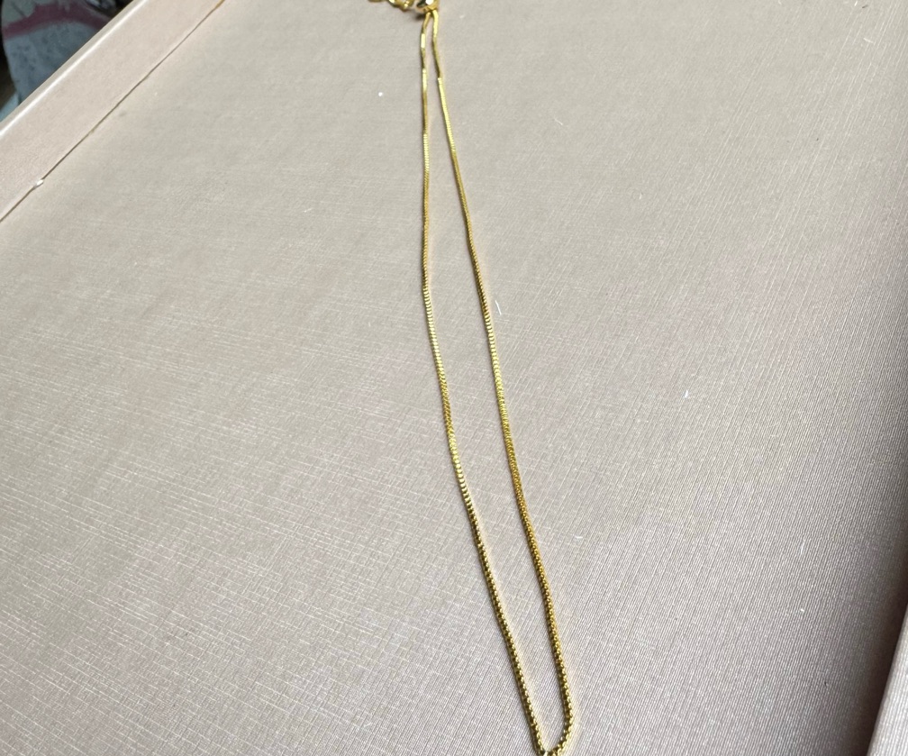 Colar ajustável dourado