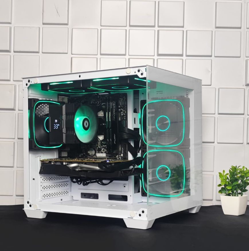 PC Gamer Ryzen 5 2600, RX 580 8 GB, 16 GB, SSD 480 GB