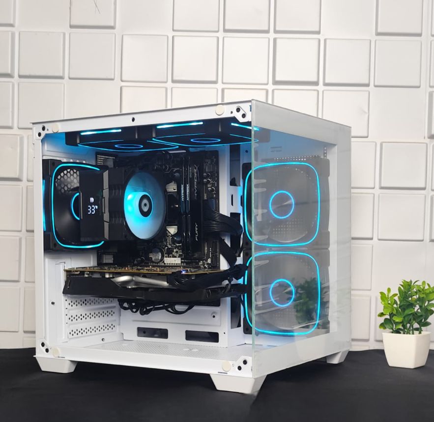 PC Gamer Ryzen 5 2600, RX 580 8 GB, 16 GB, SSD 480 GB