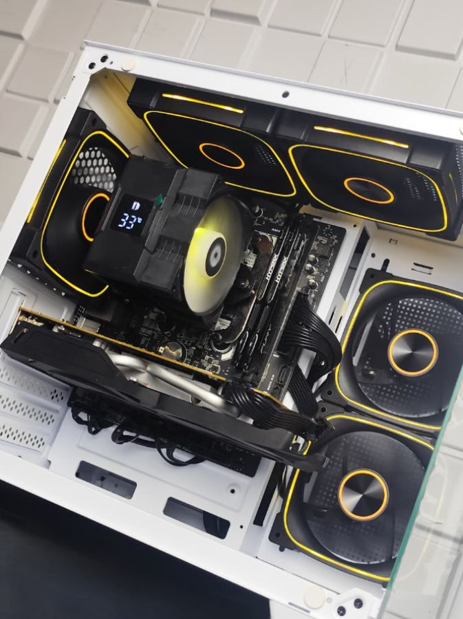 PC Gamer Ryzen 5 2600, RX 580 8 GB, 16 GB, SSD 480 GB