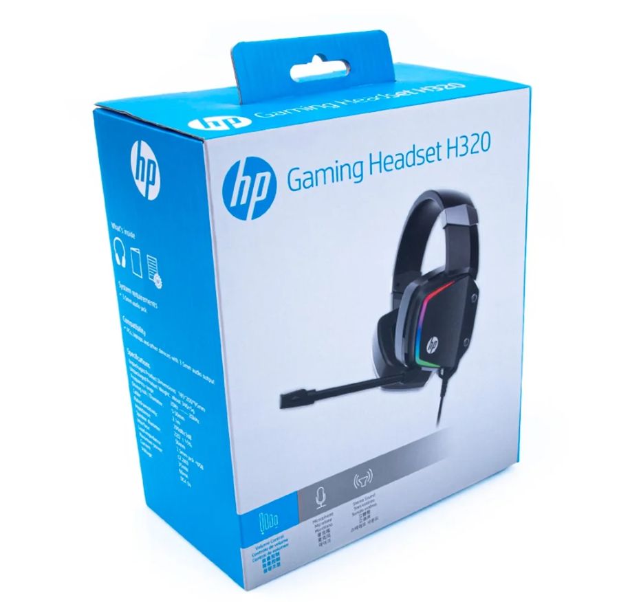 Headset Gamer HP , LED, 50MM P2
