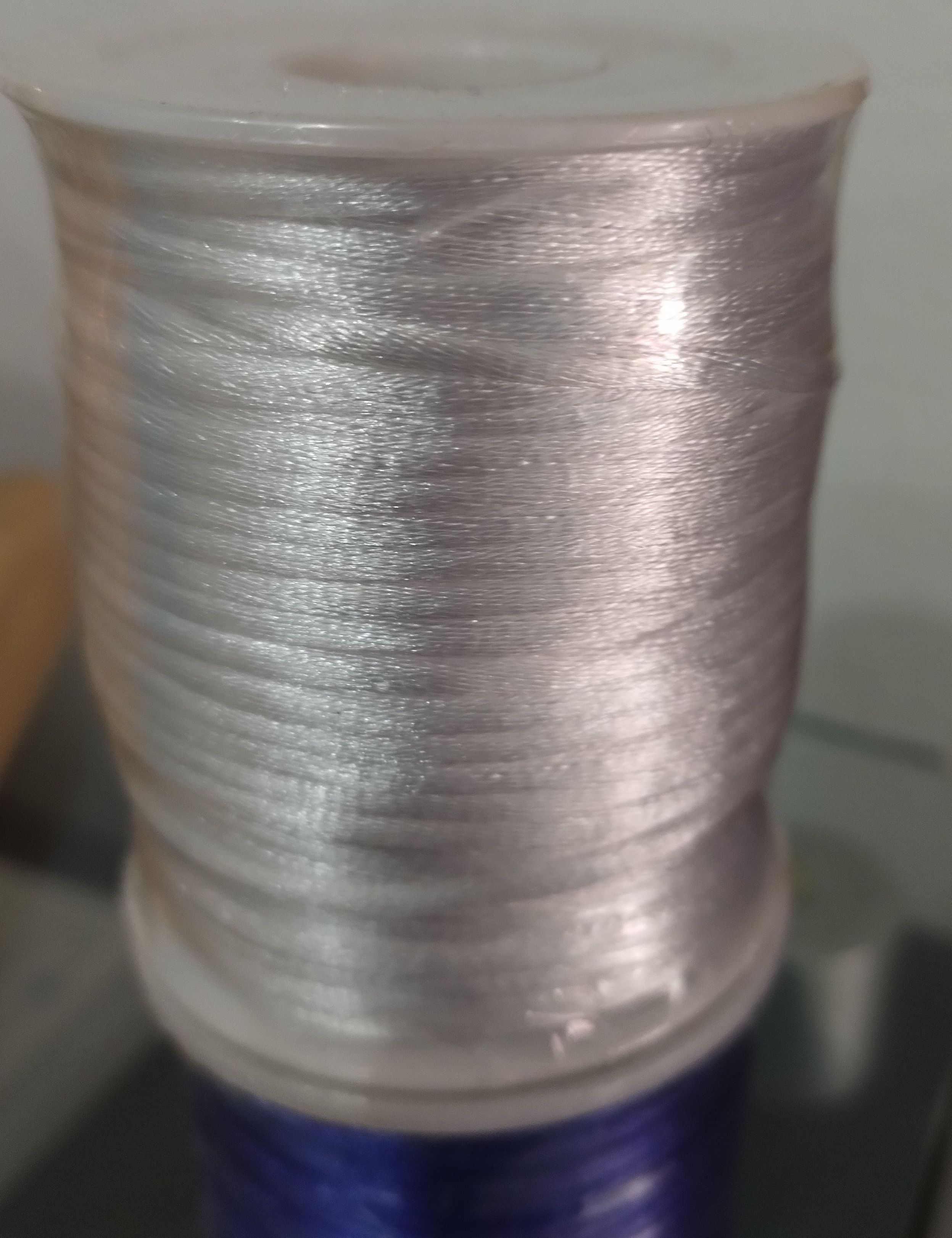 Fio acetinado branco 100 metros