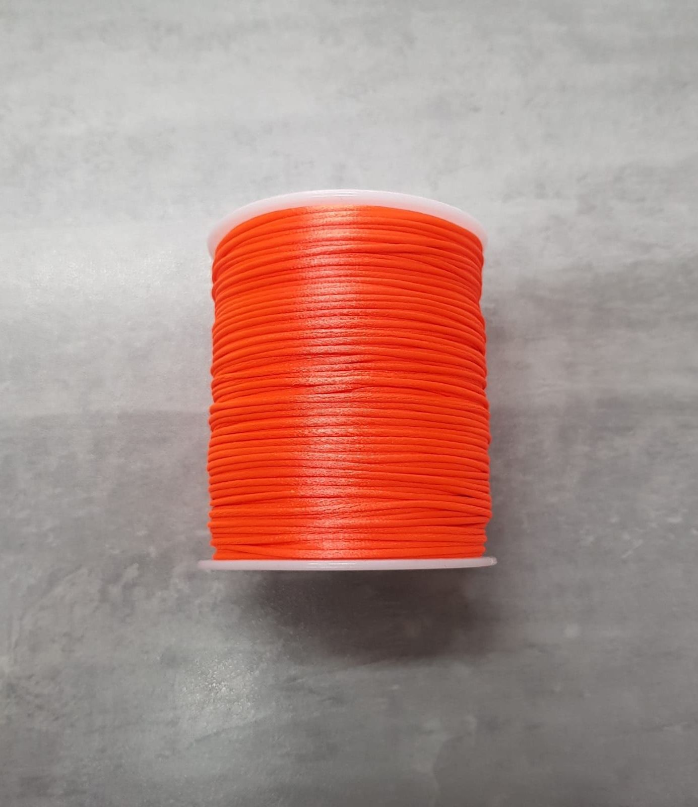Fio acetinado laranja 100 metros
