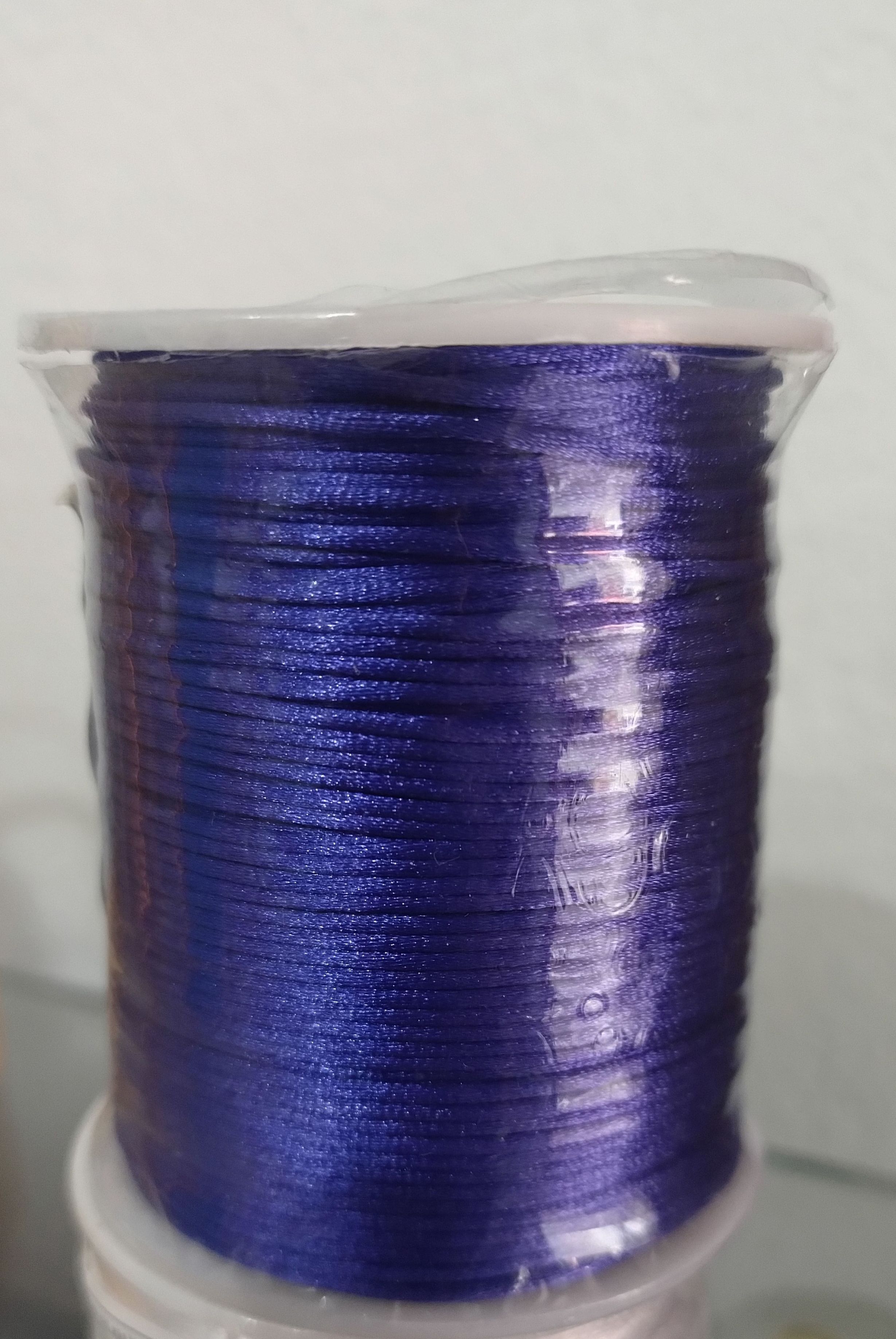 Fio acetinado roxo 100 metros