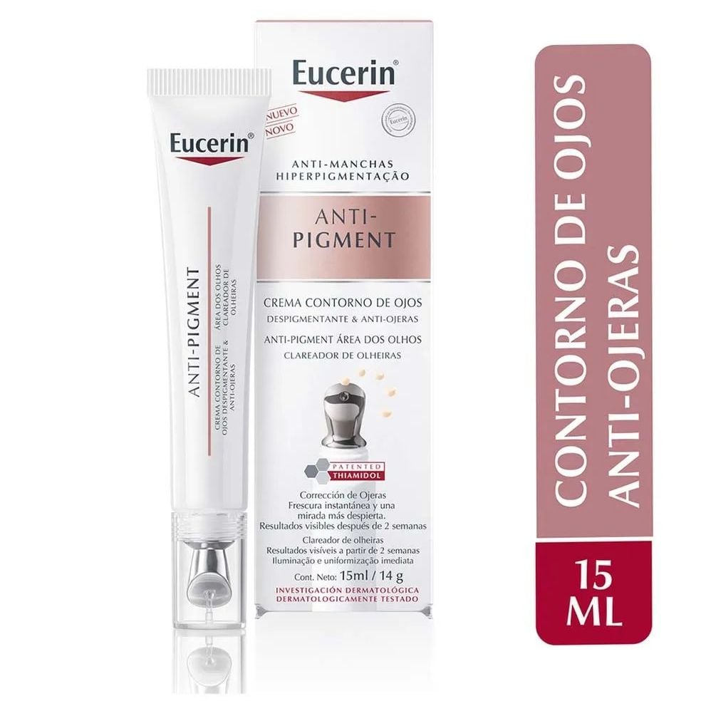 Eucerin Anti-pigment Crema Contorno De Ojos Despigmentante Anti-ojeras X 15ml