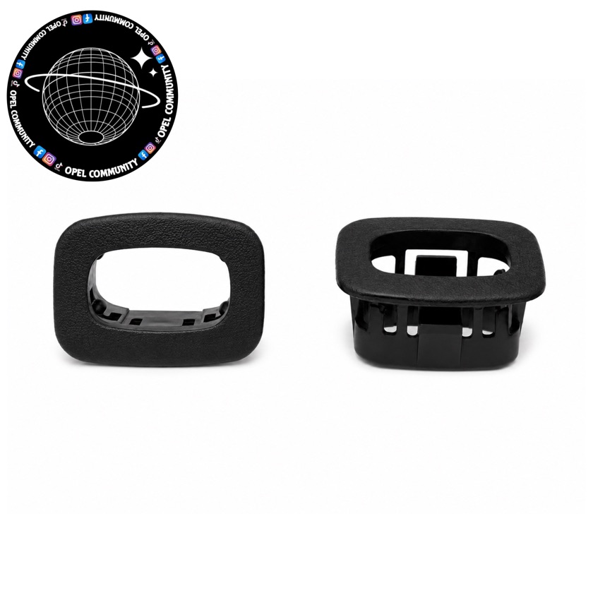 Empaque de botón de seguro para Panel de Chevy (Negro Mate)